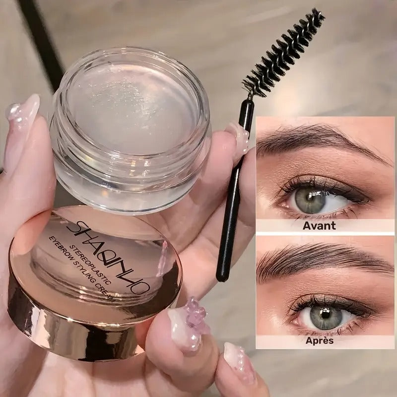Crème coiffante pour sourcils stéréoscopique 3D