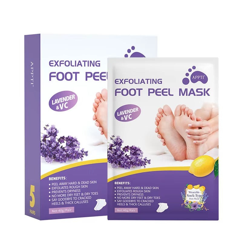 Masque exfoliant pieds + 4 Coussinets OFFERT