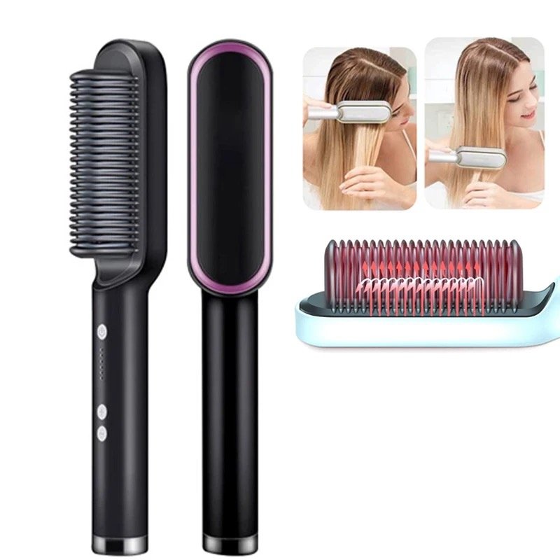 Brosse Électrique Chauffante multifonctionnelle