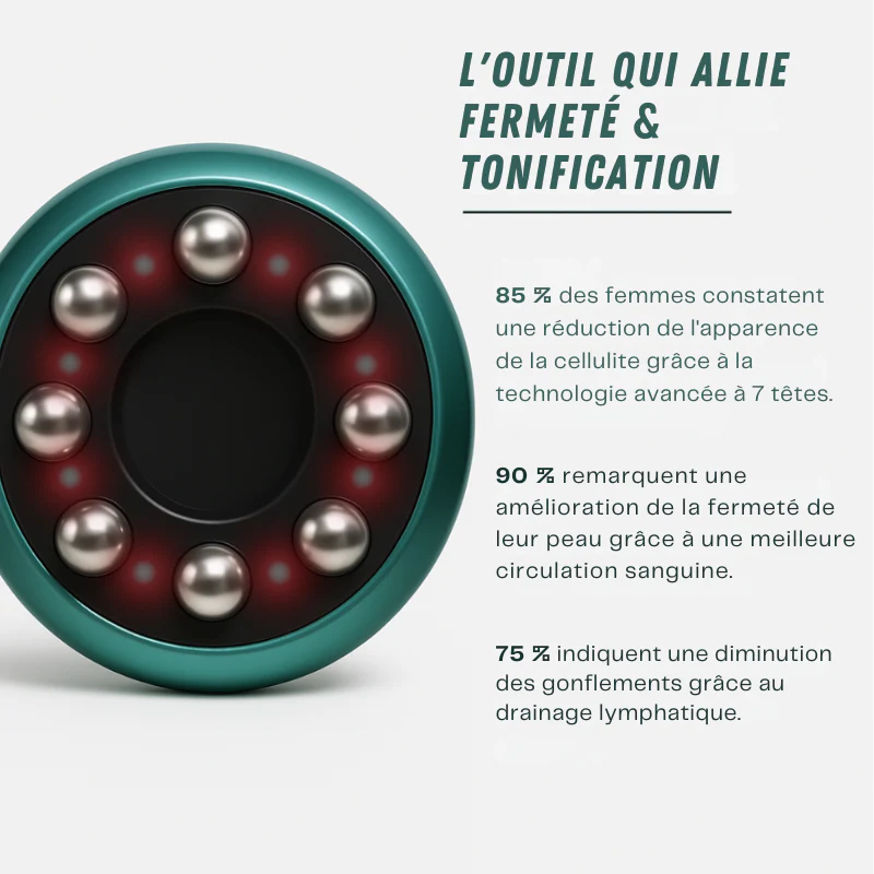 Masseur Anti Cellulite 12 Niveaux + Huile Offerte