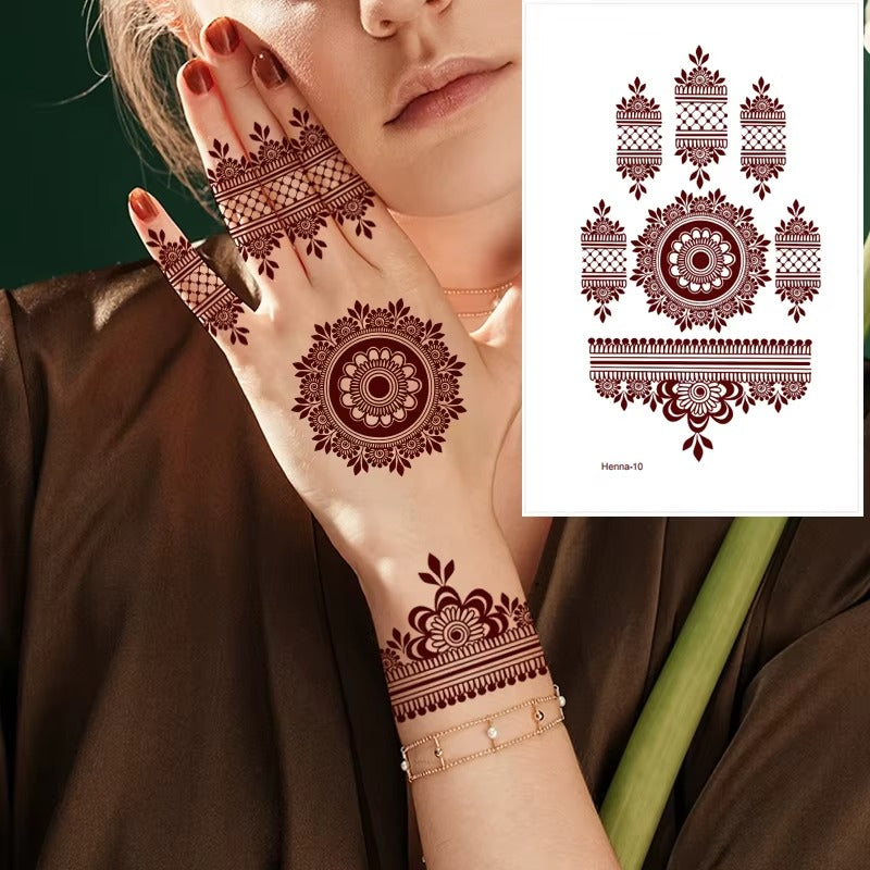 Tatouage Temporaire au Henné Imperméable