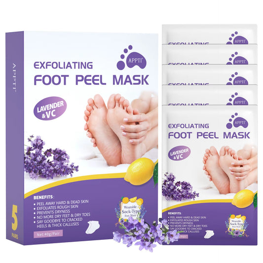 Masque exfoliant pieds + 4 Coussinets OFFERT
